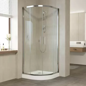 Душевой уголок Vegas Glass ZS 110 08 01 стекло прозрачное, профиль глянцевый хром