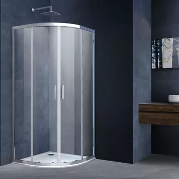 Душевой уголок Vincea Alpha VSQ-3AL900CL хром, стекло прозрачное