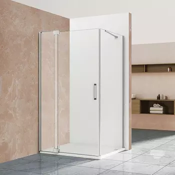 Душевой уголок Vincea Extra VSR-1E901080CL хром, стекло прозрачное