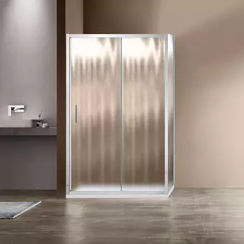 Душевой уголок Vincea Garda VSR-1G1011CH, хром, стекло шиншилла