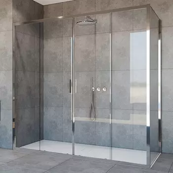 Душевой уголок Vincea Garda VSR-1G29018CL хром, стекло прозрачное