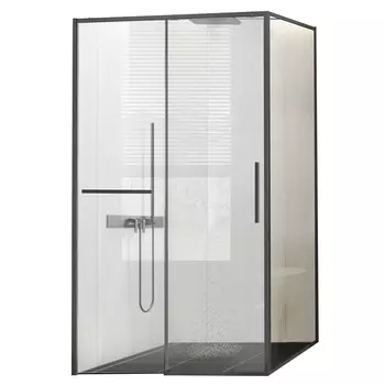 Душевой уголок Vincea Slim Soft 90х120 VSR-1SS9012CLGM сталь