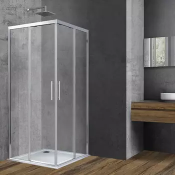 Душевой уголок Vincea Soft VSS-3SO900CL хром, стекло прозрачное