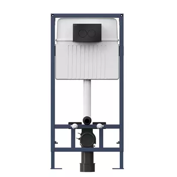 Инсталляция для унитаза Am.Pm ProC I012707 с кнопкой I070138 матовый черный