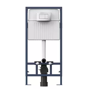 Инсталляция для унитаза Am.Pm ProC I012707 с кнопкой I070231 матовый хром