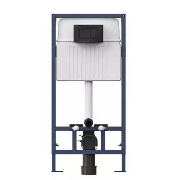 Инсталляция для унитаза Am.Pm ProC I012707 с кнопкой I070238 матовый черный