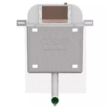 Инсталляция для унитаза Ctesi Simple BK0200200 с кнопкой BK0202109 бронза