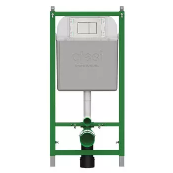 Инсталляция для унитаза Ctesi Solid BK0200240 с кнопкой BK0202140 сталь матовая