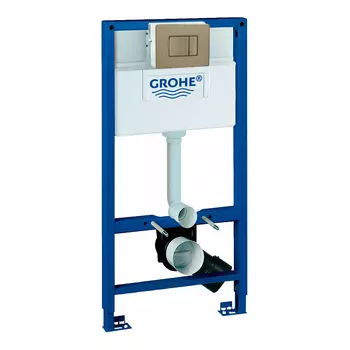 Инсталляция для унитаза Grohe Rapid SL 38525001 с кнопкой 38732EN0 матовый бежевый