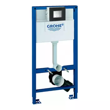 Инсталляция для унитаза Grohe Rapid SL 38525001 с кнопкой 38845 KS0 черный бархат