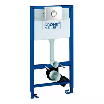 Инсталляция для унитаза Grohe Rapid SL 38525001 с кнопкой 38862 хром