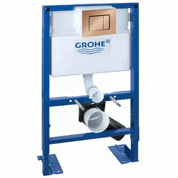 Инсталляция для унитаза Grohe Rapid SL 38526000 с кнопкой 37535DL0 матовый теплый закат