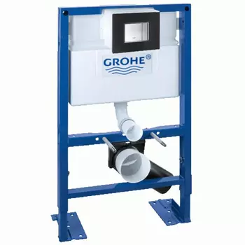 Инсталляция для унитаза Grohe Rapid SL 38526000 с кнопкой 38845 KS0 черный бархат
