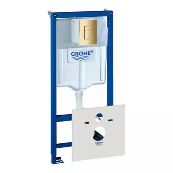 Инсталляция для унитаза Grohe Rapid SL 38539001 с кнопкой 38732GL0 холодный рассвет