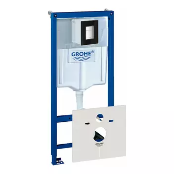 Инсталляция для унитаза Grohe Rapid SL 38539001 с кнопкой 38845 KS0 черный бархат