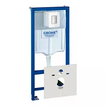 Инсталляция для унитаза Grohe Rapid SL 38539001 с кнопкой 38845LS0 белый