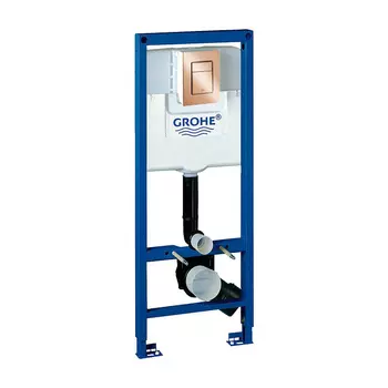 Инсталляция для унитаза Grohe Rapid SL 38675001 с кнопкой 37535DA0 матовый бежевый