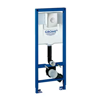 Инсталляция для унитаза Grohe Rapid SL 38675001 с кнопкой 38862P00 матовый хром