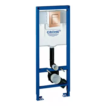 Инсталляция для унитаза Grohe Rapid SL 38713001 с кнопкой 37535DA0 матовый бежевый