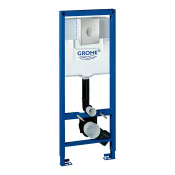 Инсталляция для унитаза Grohe Rapid SL 38713001 с кнопкой 38445SD0 матовый хром