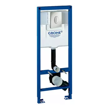 Инсталляция для унитаза Grohe Rapid SL 38713001 с кнопкой 38573P00 матовый хром