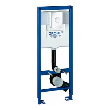 Инсталляция для унитаза Grohe Rapid SL 38713001 с кнопкой 38862SH0 белый