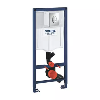 Инсталляция для унитаза Grohe Rapid SL 39002000 с кнопкой 38505 P00 матовый хром