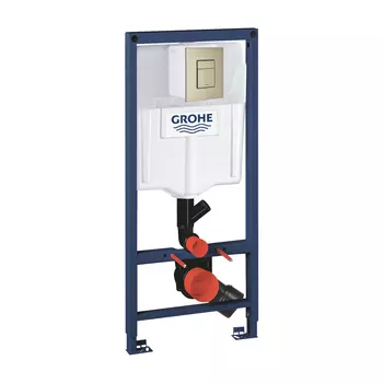 Инсталляция для унитаза Grohe Rapid SL 39002000 с кнопкой 38732EN0 матовый бежевый
