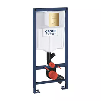 Инсталляция для унитаза Grohe Rapid SL 39002000 с кнопкой 38732GL0 холодный рассвет