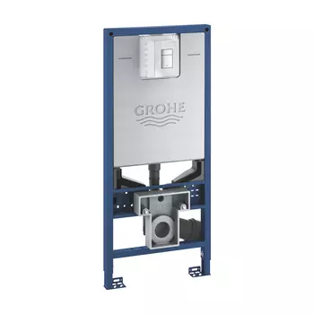 Инсталляция для унитаза Grohe Rapid SLX 39596000 с кнопкой 389160A0 зеркальный