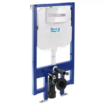 Инсталляция для унитаза Roca Duplo WC Compact 7.8900.8.002.0 с кнопкой 7.8900.9.600.5 хром