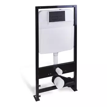 Инсталляция для унитаза SantiLine SL-04 с матовой клавишей смыва