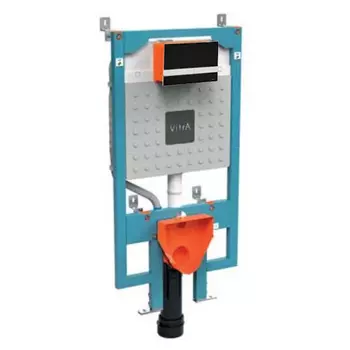 Инсталляция для унитаза Vitra V8 768-5800-01 с кнопкой 740-1101 черный/хром