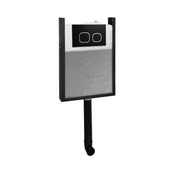 Инсталляция для унитаза WeltWasser Amberg 404 с кнопкой RD-BL черный матовый