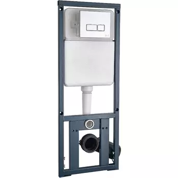 Инсталляция для унитаза WeltWasser Marberg 10000005948 с кнопкой 410 SE хром