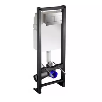 Инсталляция для унитазов Jacob Delafon E4321-NF с кнопкой E4316-38R хром