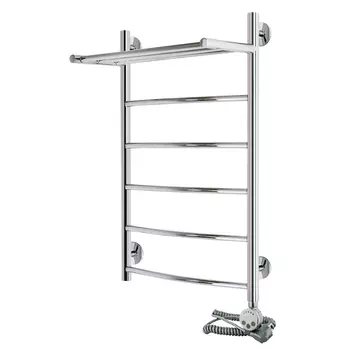 Электрический полотенцесушитель Акванерж Дуга с полкой 70х50 правый