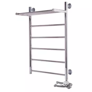 Электрический полотенцесушитель Акванерж Прямая с полкой 100х30 правый