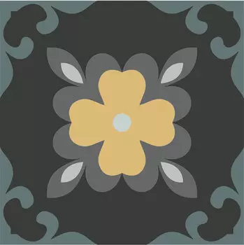 Керамогранит Ape Dahlia Night 15x15