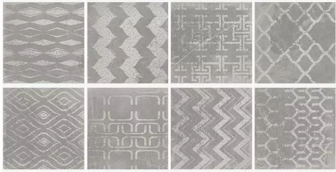 Керамогранит Atrivm Cuadrado Glam Grey 23,5х23,5 (8 дизайнов)
