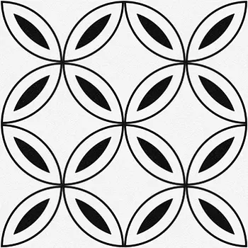 Керамогранит Cersanit Stream Лепестки Белый 29,8х29,8