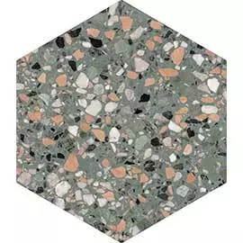 Керамогранит DNA Tiles Terrazzo Teal 32x36,8