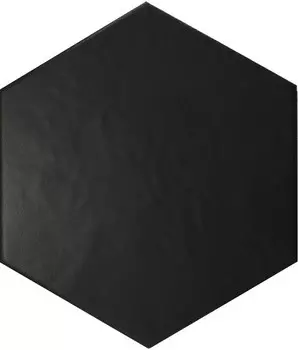 Керамогранит Equipe Hexatile Negro Mate 17,5x20