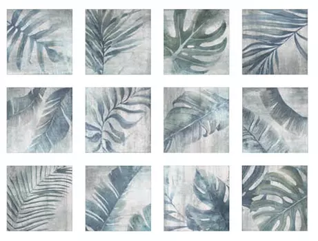 Керамогранит Ibero Dec.Boreal White (mix) 20x20