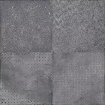 Керамогранит Ocean Ceramic Magnus Graphite Decor Рет. 60x60