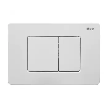 Кнопка для инсталляции Abber AC0120MW матовый белый