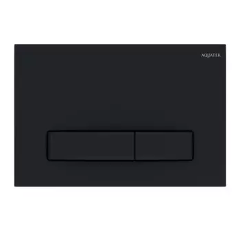 Кнопка для инсталляции Акватек KDI-0000025 черный матовый