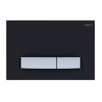 Кнопка для инсталляции Акватек KDI-0000031 черный матовый