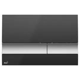 Кнопка для инсталляции AlcaPlast M1728-2 черный/хром