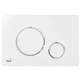 Кнопка для инсталляции AlcaPlast M770 белая/хром